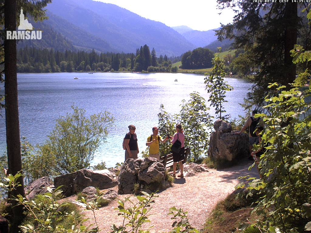 Archiv Foto Webcam Luitpoldweg am Hintersee in Ramsau bei Berchtesgaden