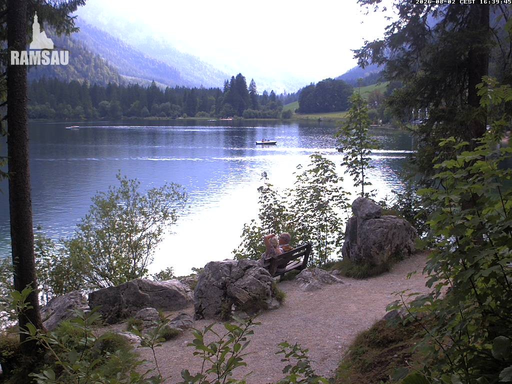 Archiv Foto Webcam Luitpoldweg am Hintersee in Ramsau bei Berchtesgaden