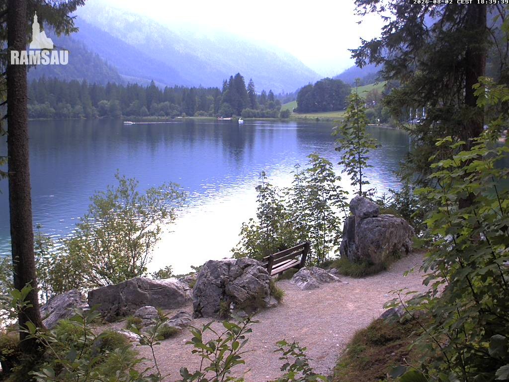 Archiv Foto Webcam Luitpoldweg am Hintersee in Ramsau bei Berchtesgaden