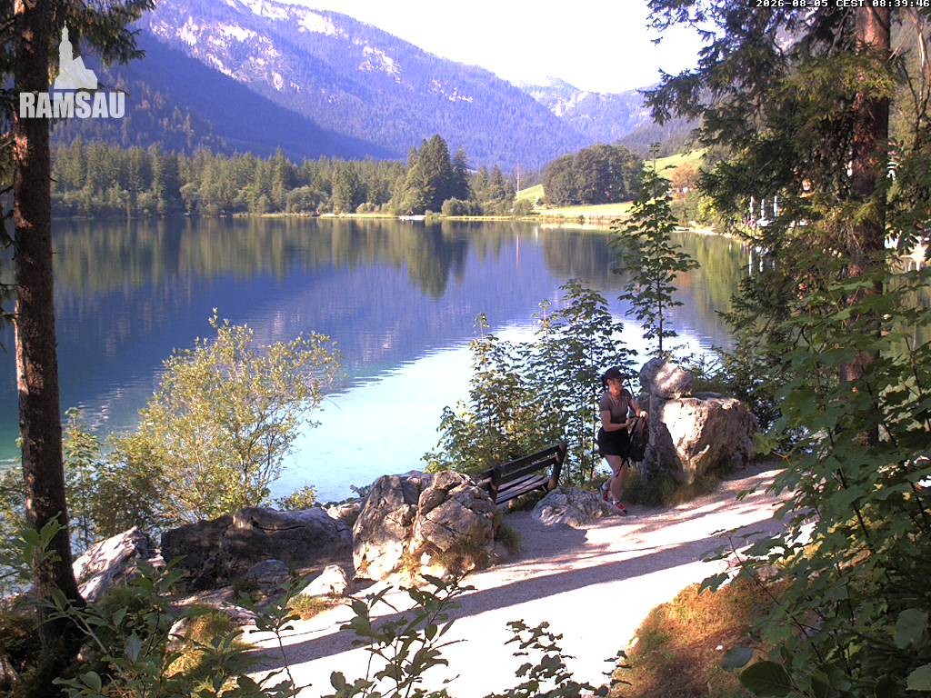 Archiv Foto Webcam Luitpoldweg am Hintersee in Ramsau bei Berchtesgaden