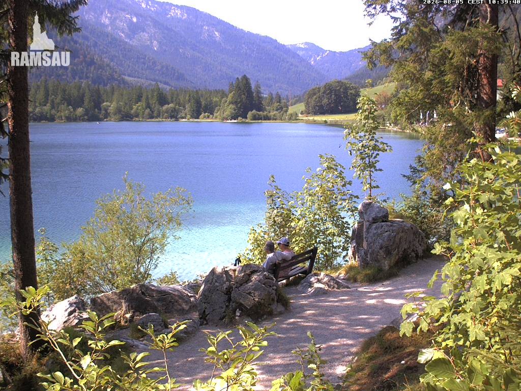 Archiv Foto Webcam Luitpoldweg am Hintersee in Ramsau bei Berchtesgaden
