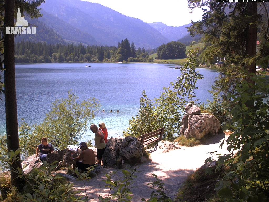 Archiv Foto Webcam Luitpoldweg am Hintersee in Ramsau bei Berchtesgaden