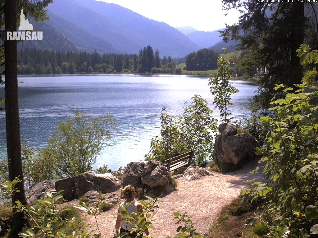 Archiv Foto Webcam Luitpoldweg am Hintersee in Ramsau bei Berchtesgaden