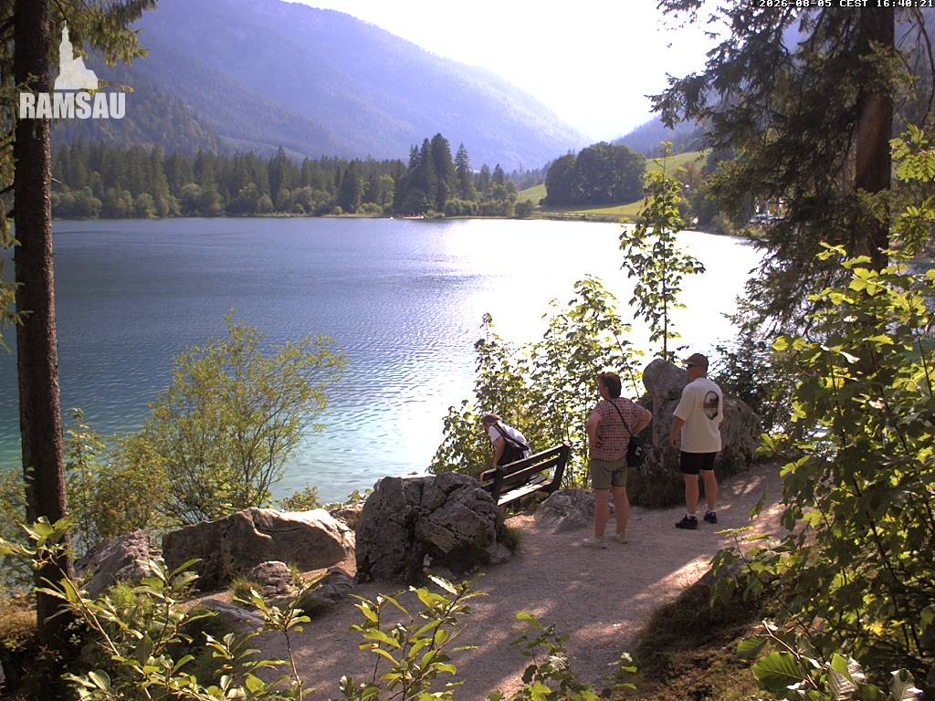 Archiv Foto Webcam Luitpoldweg am Hintersee in Ramsau bei Berchtesgaden