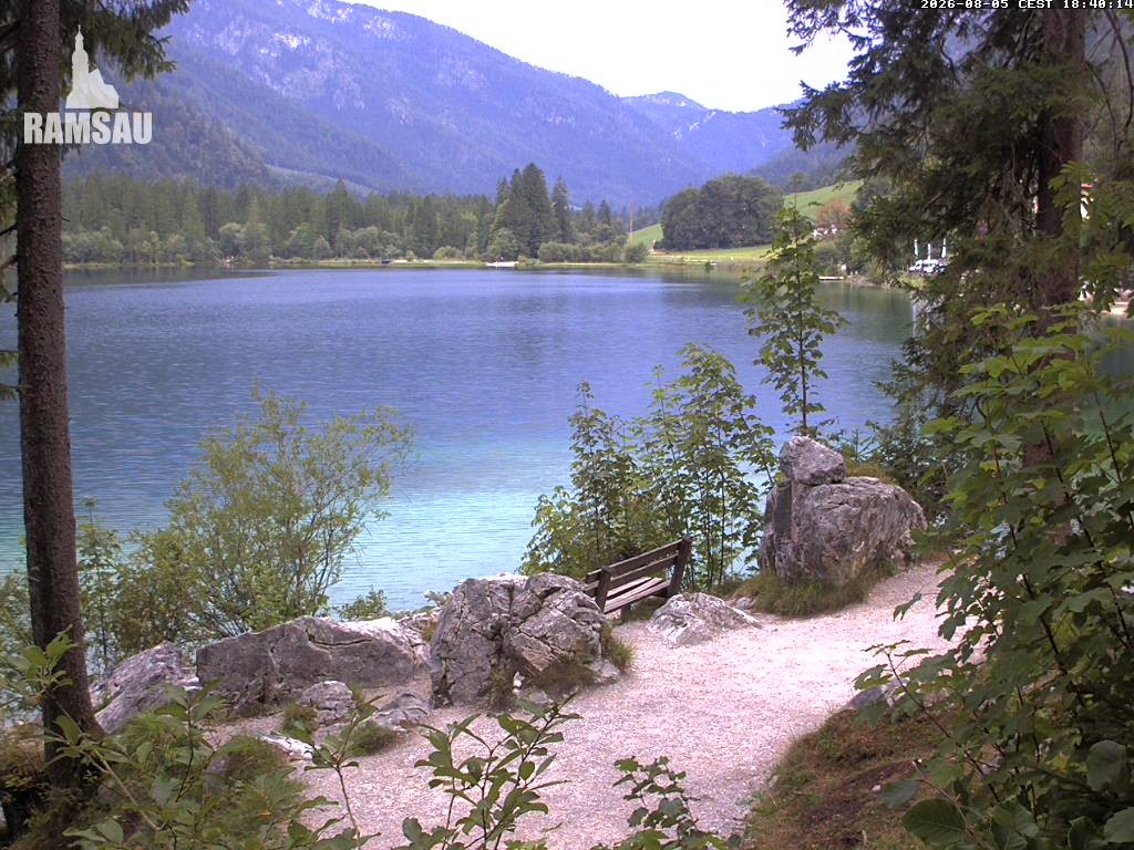 Archiv Foto Webcam Luitpoldweg am Hintersee in Ramsau bei Berchtesgaden