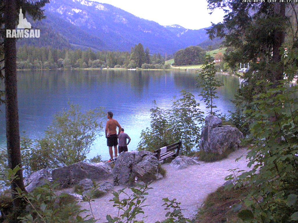 Archiv Foto Webcam Luitpoldweg am Hintersee in Ramsau bei Berchtesgaden