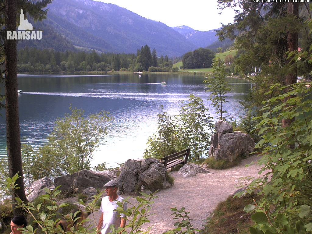 Archiv Foto Webcam Luitpoldweg am Hintersee in Ramsau bei Berchtesgaden