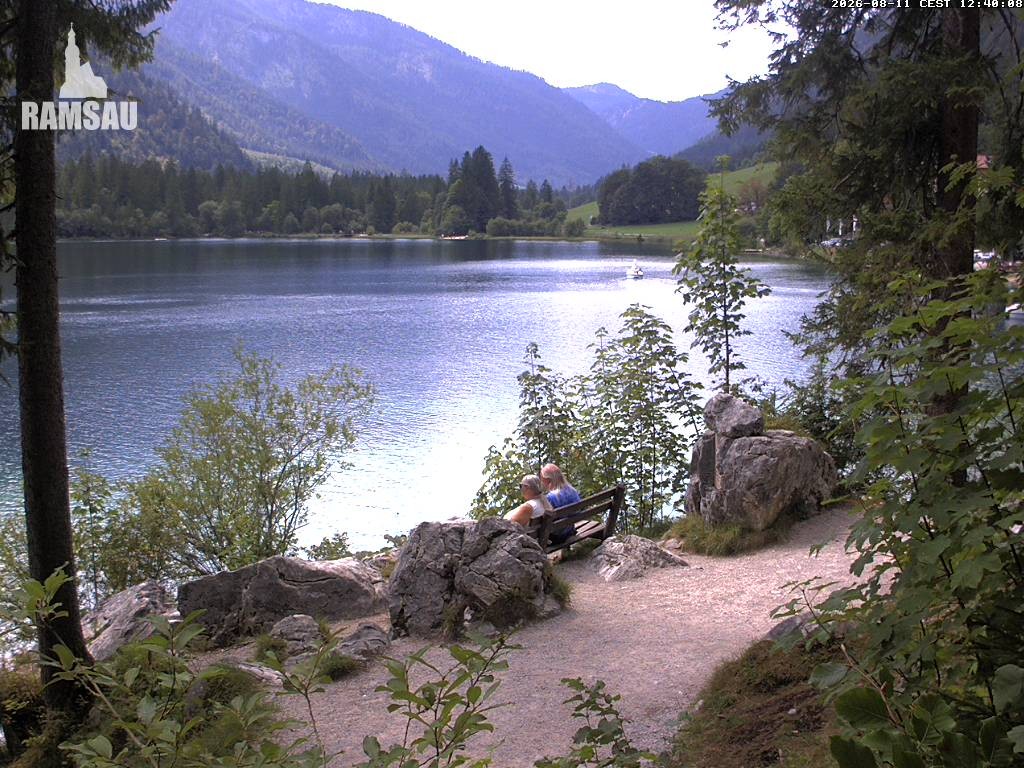 Archiv Foto Webcam Luitpoldweg am Hintersee in Ramsau bei Berchtesgaden