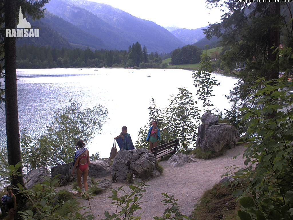 Archiv Foto Webcam Luitpoldweg am Hintersee in Ramsau bei Berchtesgaden