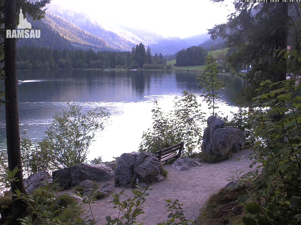 Archiv Foto Webcam Luitpoldweg am Hintersee in Ramsau bei Berchtesgaden