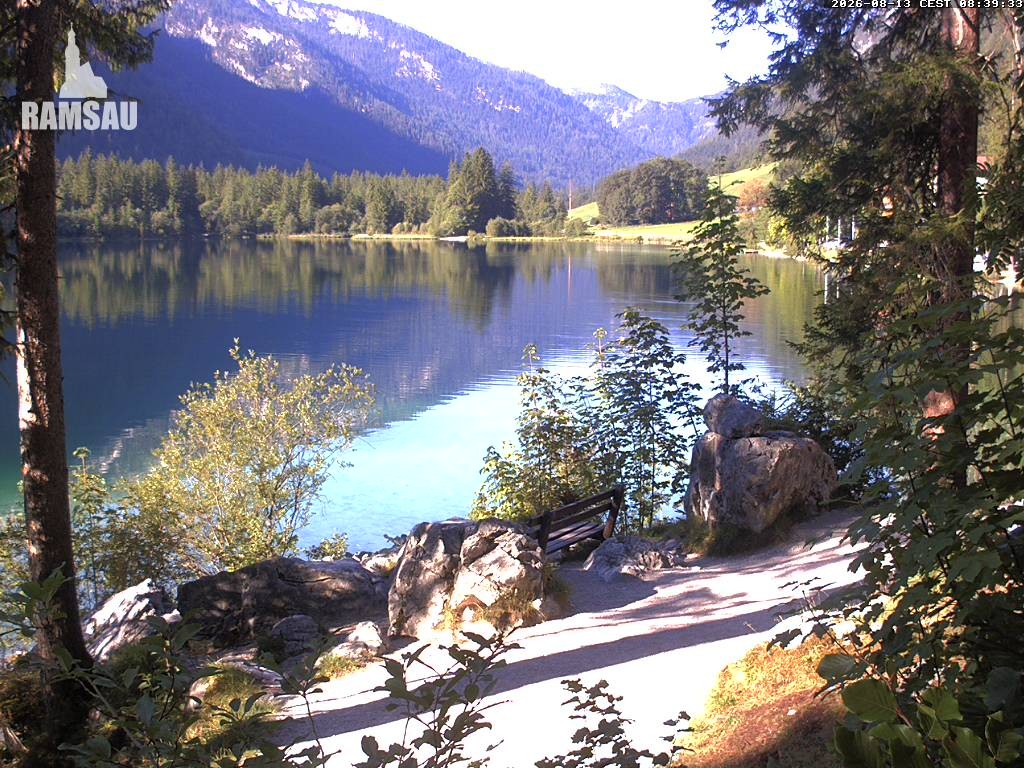 Archiv Foto Webcam Luitpoldweg am Hintersee in Ramsau bei Berchtesgaden