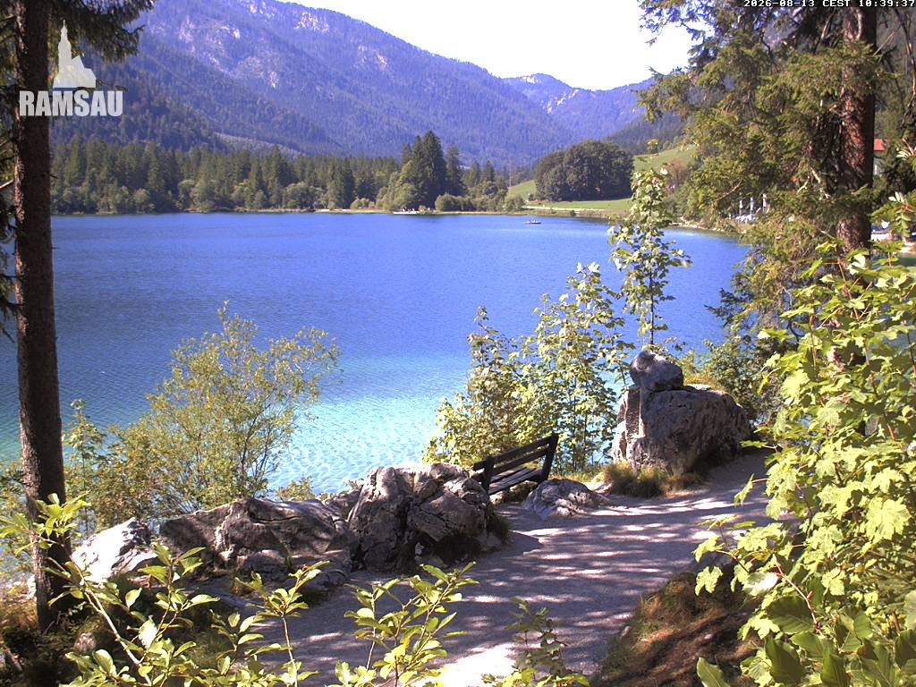 Archiv Foto Webcam Luitpoldweg am Hintersee in Ramsau bei Berchtesgaden