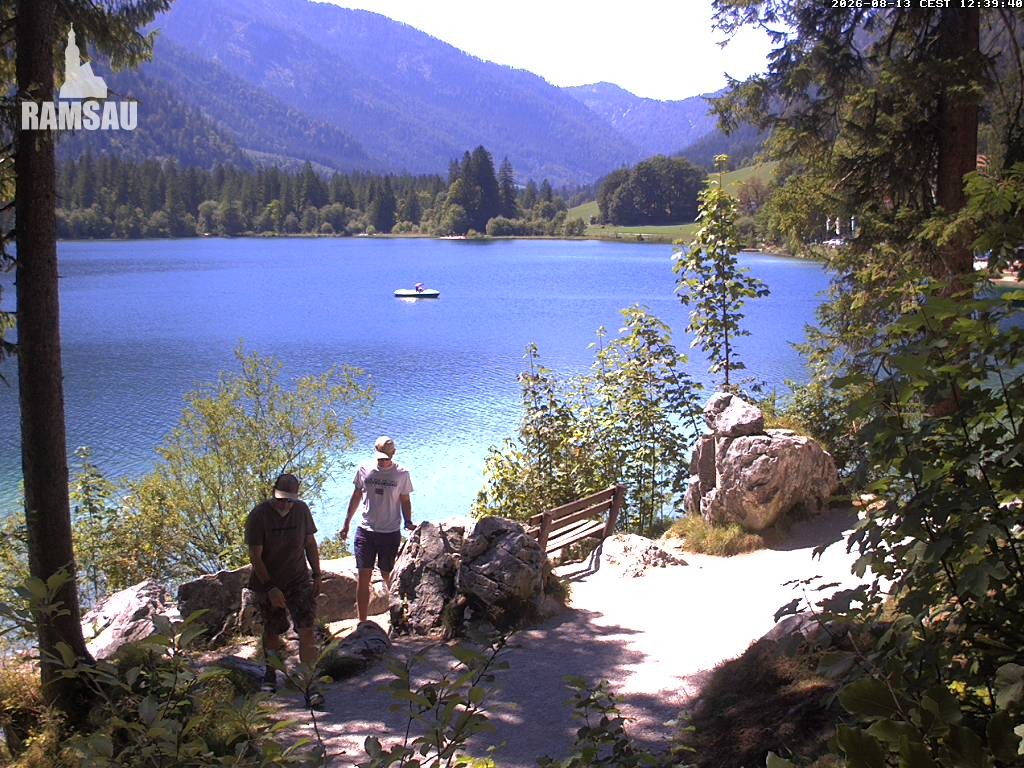 Archiv Foto Webcam Luitpoldweg am Hintersee in Ramsau bei Berchtesgaden