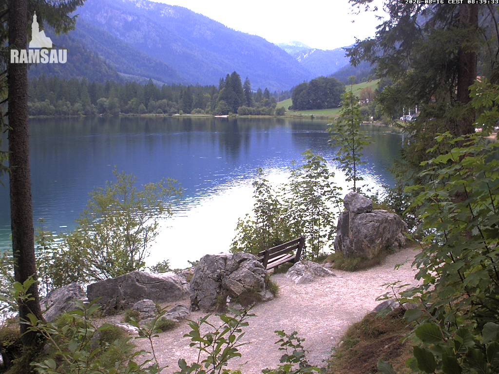 Archiv Foto Webcam Luitpoldweg am Hintersee in Ramsau bei Berchtesgaden