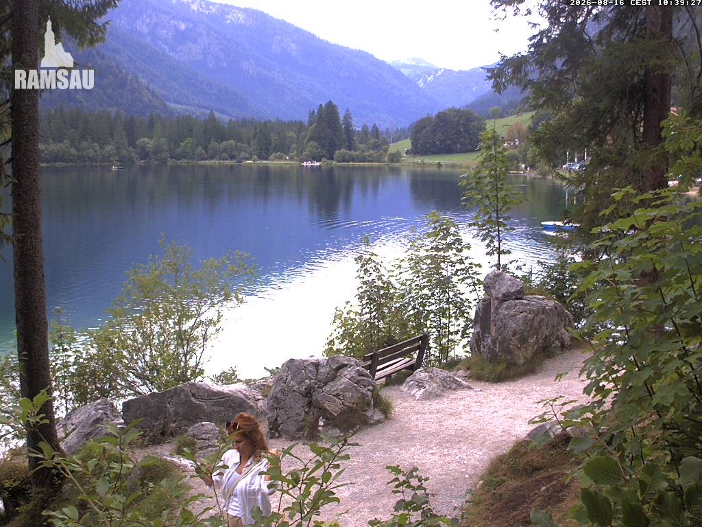 Archiv Foto Webcam Luitpoldweg am Hintersee in Ramsau bei Berchtesgaden