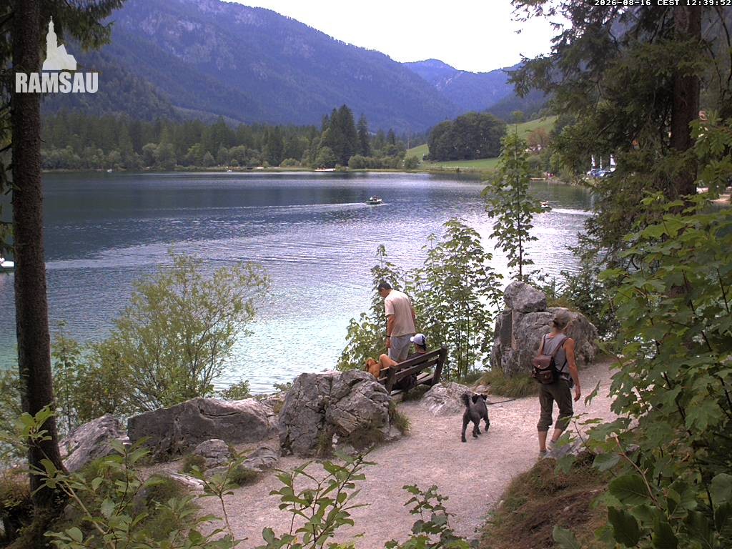 Archiv Foto Webcam Luitpoldweg am Hintersee in Ramsau bei Berchtesgaden