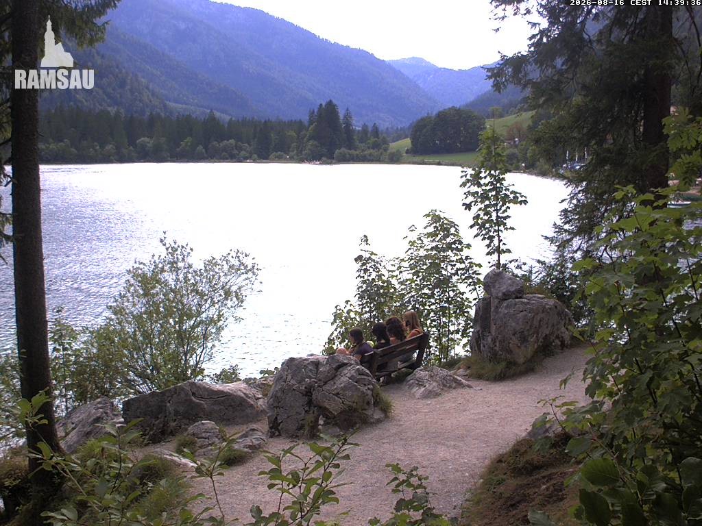 Archiv Foto Webcam Luitpoldweg am Hintersee in Ramsau bei Berchtesgaden
