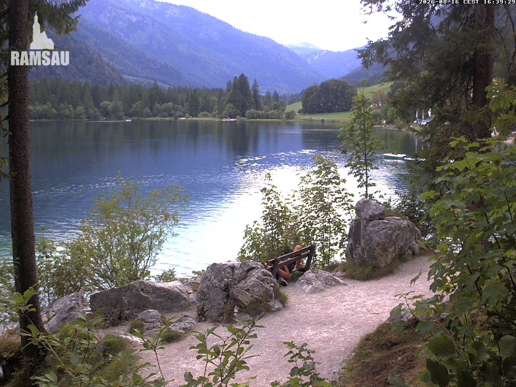 Archiv Foto Webcam Luitpoldweg am Hintersee in Ramsau bei Berchtesgaden