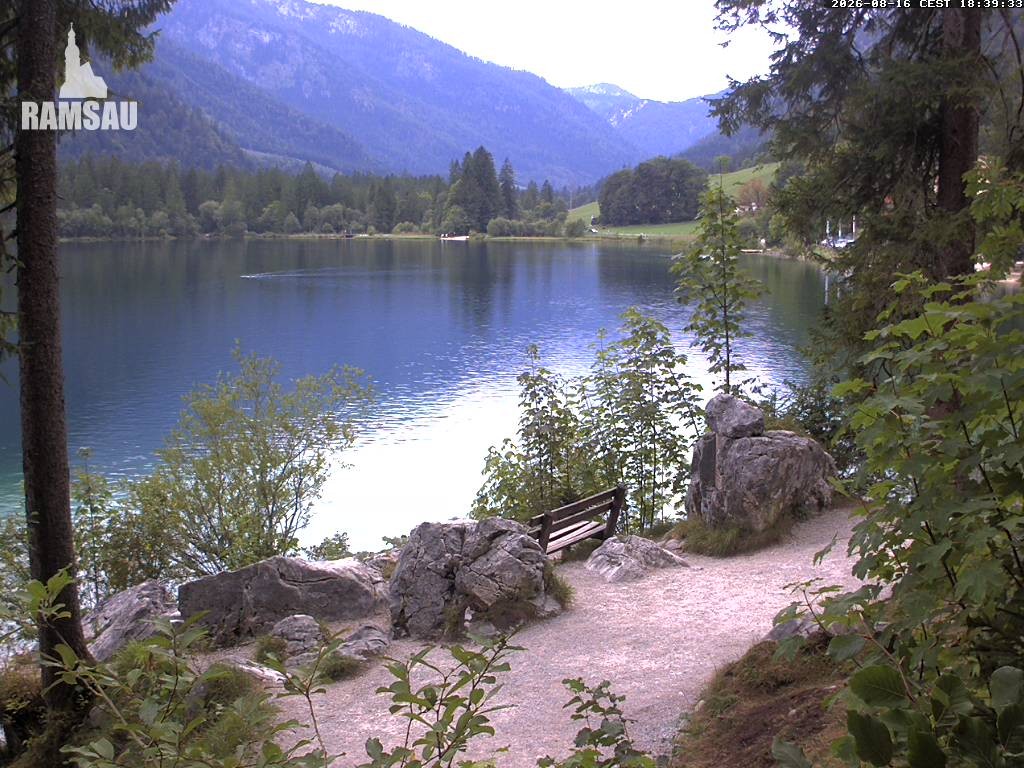 Archiv Foto Webcam Luitpoldweg am Hintersee in Ramsau bei Berchtesgaden