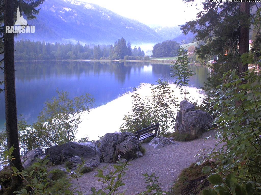 Archiv Foto Webcam Luitpoldweg am Hintersee in Ramsau bei Berchtesgaden