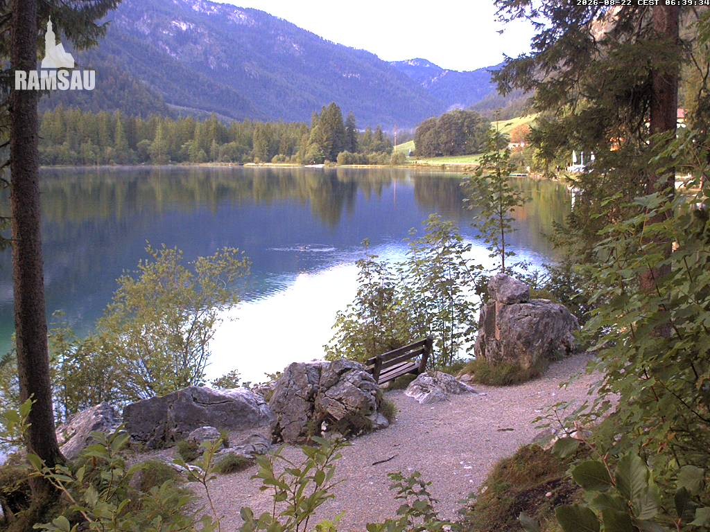 Archiv Foto Webcam Luitpoldweg am Hintersee in Ramsau bei Berchtesgaden