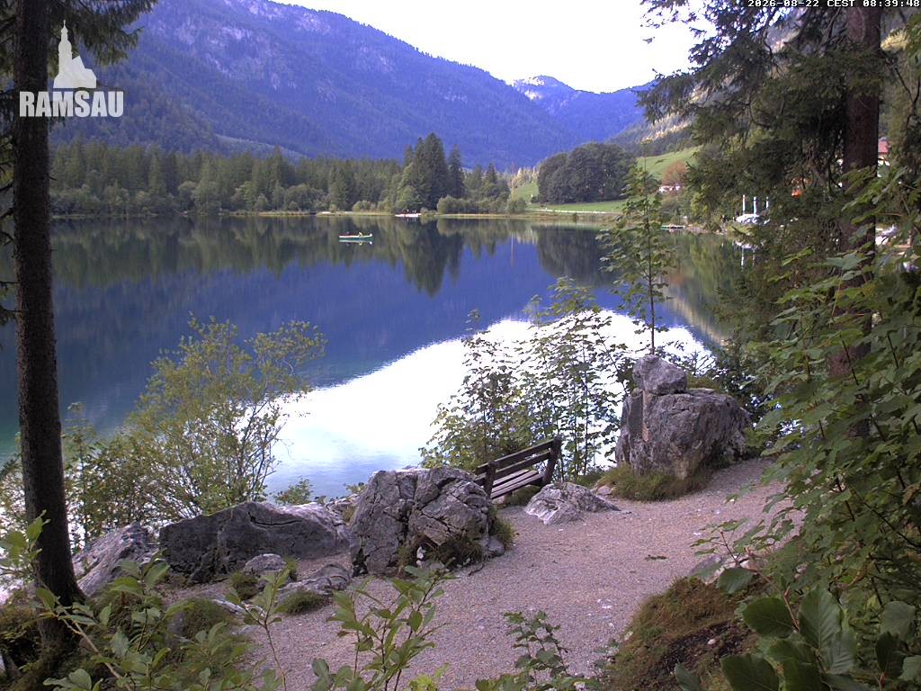 Archiv Foto Webcam Luitpoldweg am Hintersee in Ramsau bei Berchtesgaden