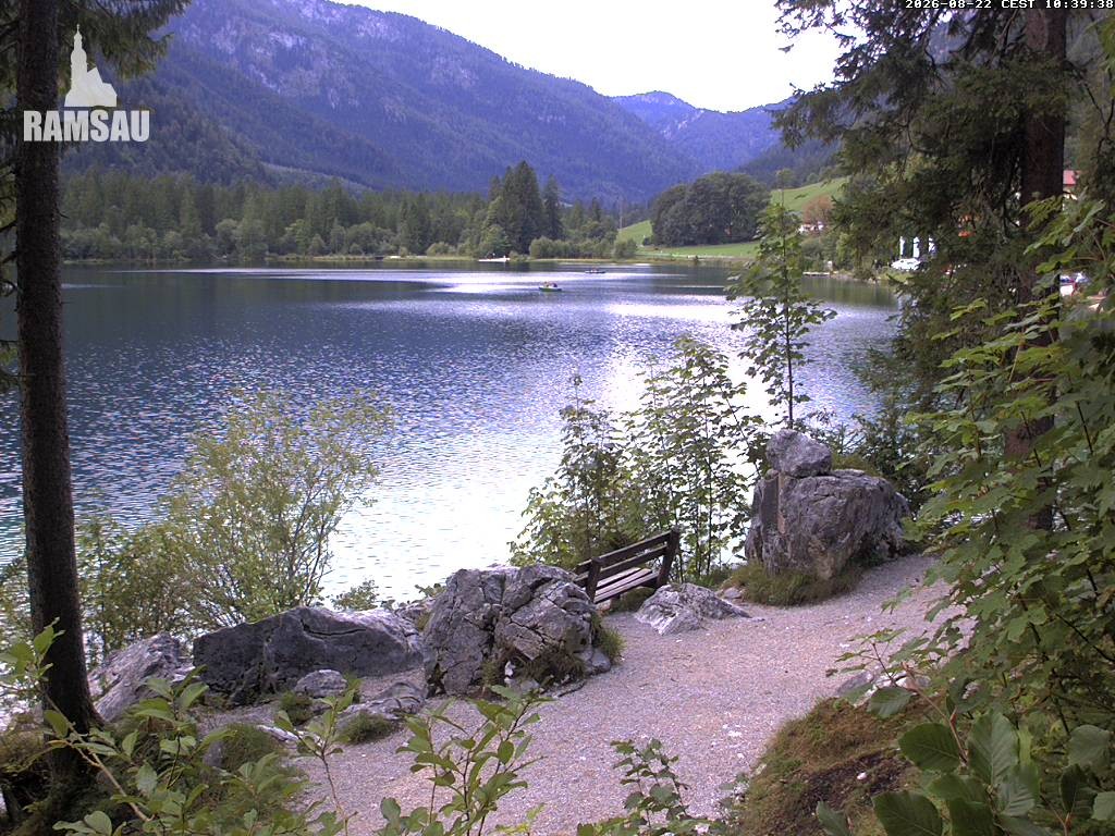Archiv Foto Webcam Luitpoldweg am Hintersee in Ramsau bei Berchtesgaden