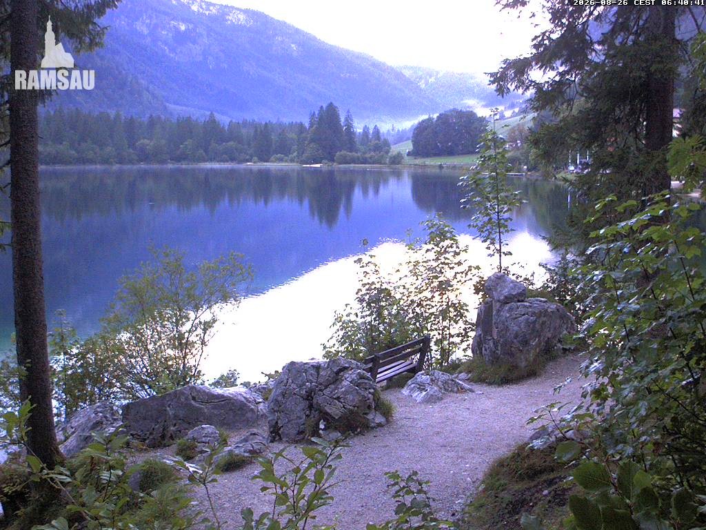 Archiv Foto Webcam Luitpoldweg am Hintersee in Ramsau bei Berchtesgaden