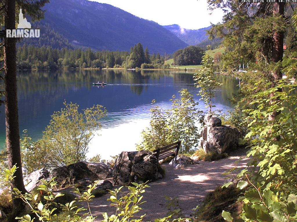 Archiv Foto Webcam Luitpoldweg am Hintersee in Ramsau bei Berchtesgaden