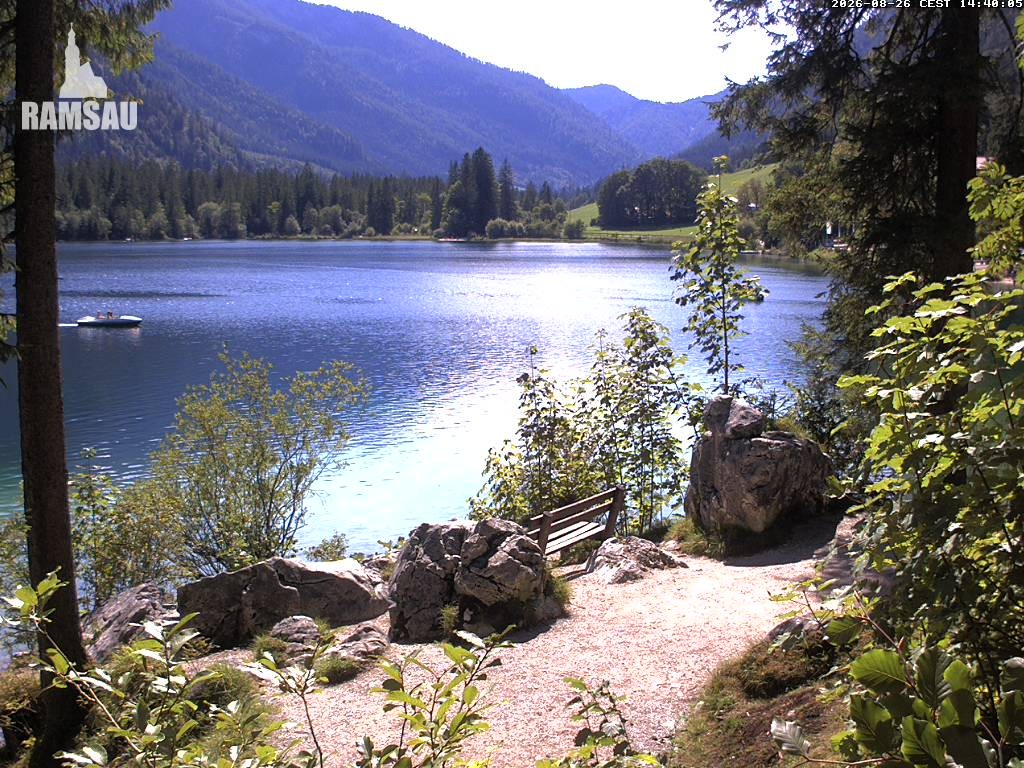 Archiv Foto Webcam Luitpoldweg am Hintersee in Ramsau bei Berchtesgaden
