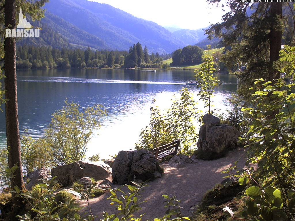 Archiv Foto Webcam Luitpoldweg am Hintersee in Ramsau bei Berchtesgaden