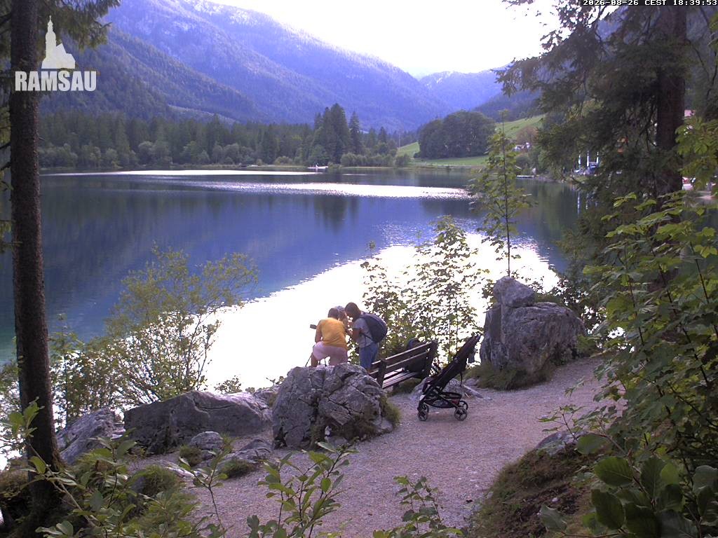Archiv Foto Webcam Luitpoldweg am Hintersee in Ramsau bei Berchtesgaden