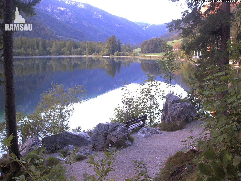 Archiv Foto Webcam Luitpoldweg am Hintersee in Ramsau bei Berchtesgaden