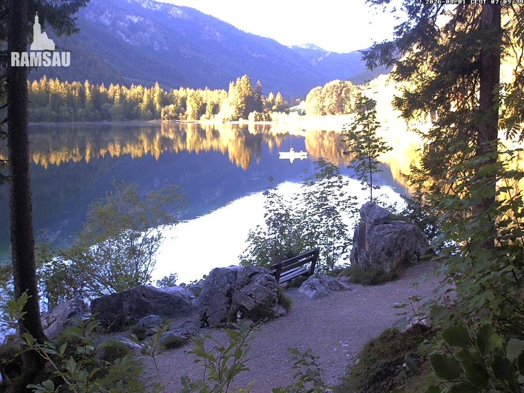 Archiv Foto Webcam Luitpoldweg am Hintersee in Ramsau bei Berchtesgaden