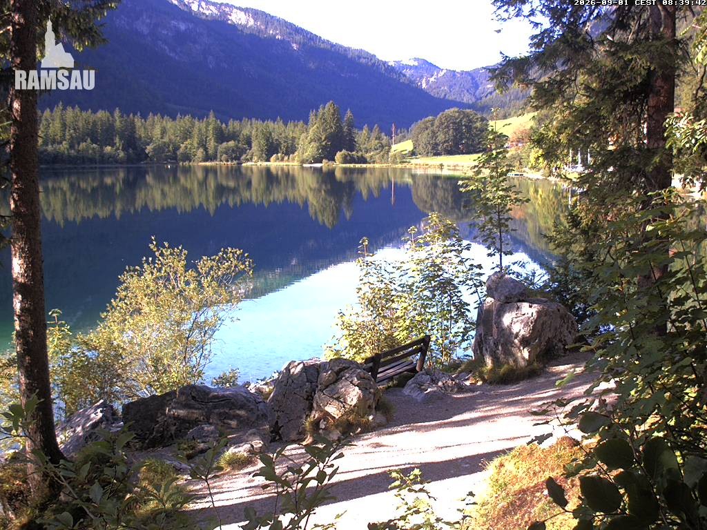 Archiv Foto Webcam Luitpoldweg am Hintersee in Ramsau bei Berchtesgaden