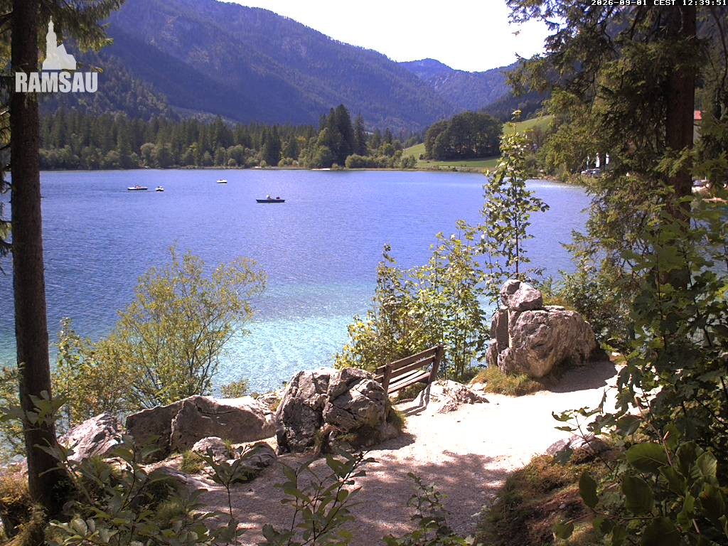Archiv Foto Webcam Luitpoldweg am Hintersee in Ramsau bei Berchtesgaden