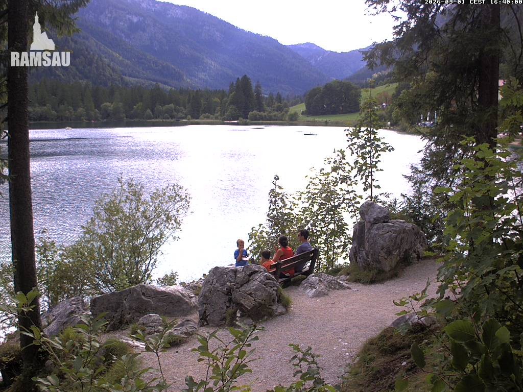 Archiv Foto Webcam Luitpoldweg am Hintersee in Ramsau bei Berchtesgaden
