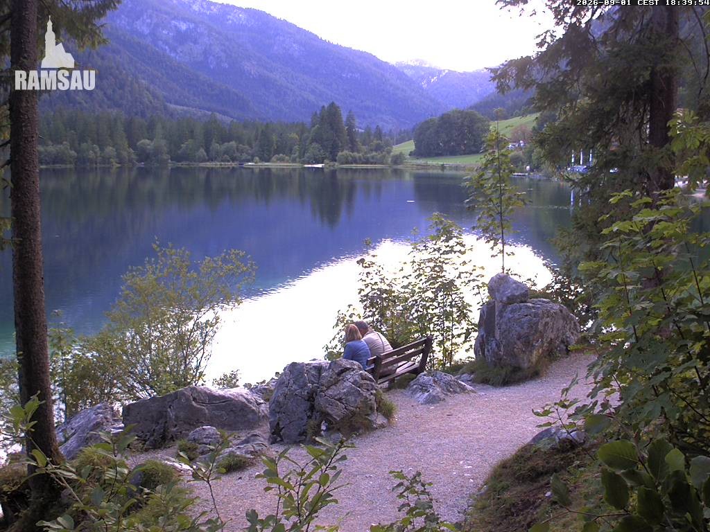 Archiv Foto Webcam Luitpoldweg am Hintersee in Ramsau bei Berchtesgaden