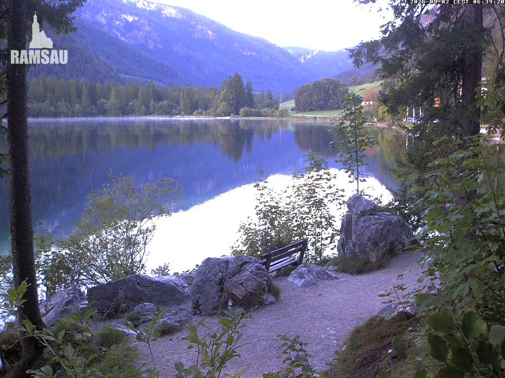 Archiv Foto Webcam Luitpoldweg am Hintersee in Ramsau bei Berchtesgaden