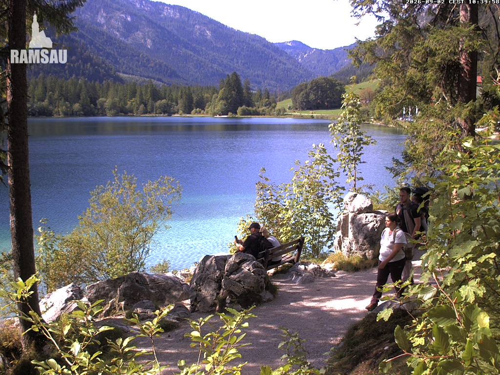 Archiv Foto Webcam Luitpoldweg am Hintersee in Ramsau bei Berchtesgaden