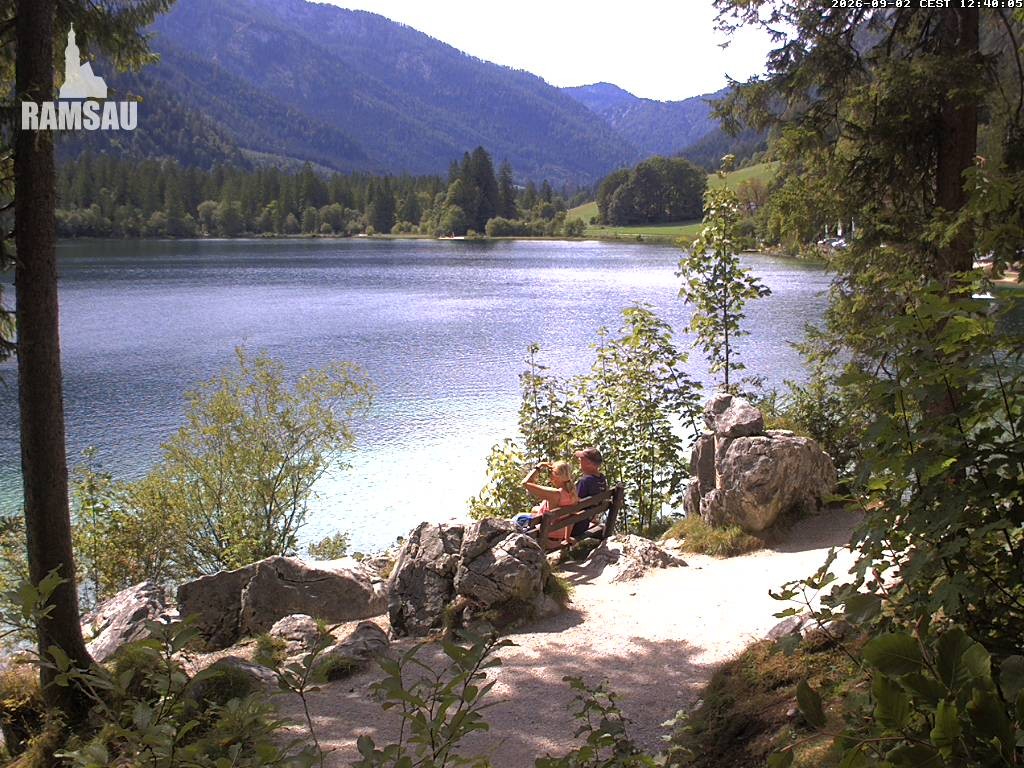 Archiv Foto Webcam Luitpoldweg am Hintersee in Ramsau bei Berchtesgaden