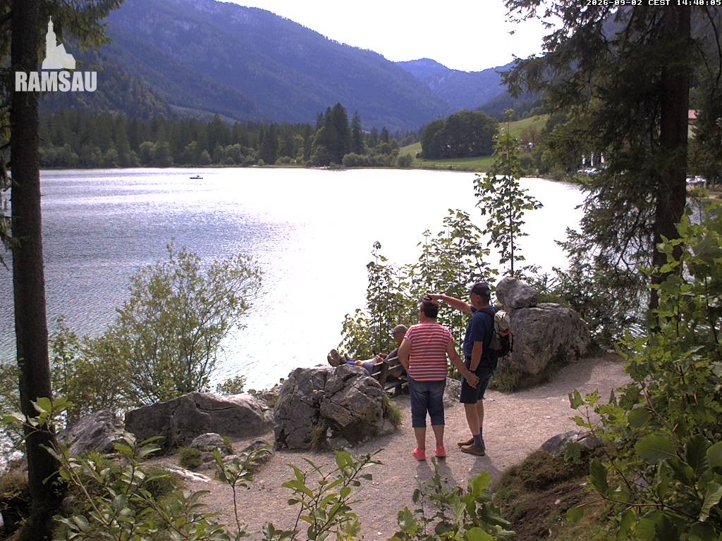 Archiv Foto Webcam Luitpoldweg am Hintersee in Ramsau bei Berchtesgaden