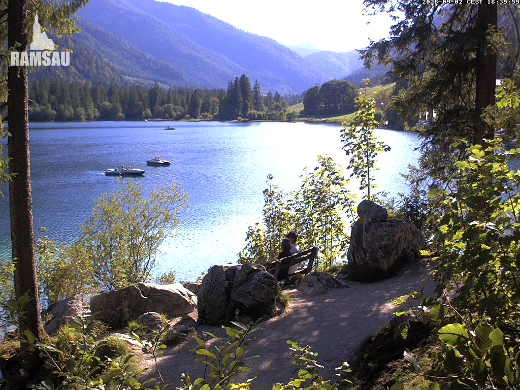 Archiv Foto Webcam Luitpoldweg am Hintersee in Ramsau bei Berchtesgaden