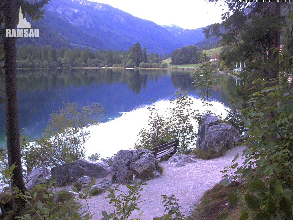 Archiv Foto Webcam Luitpoldweg am Hintersee in Ramsau bei Berchtesgaden