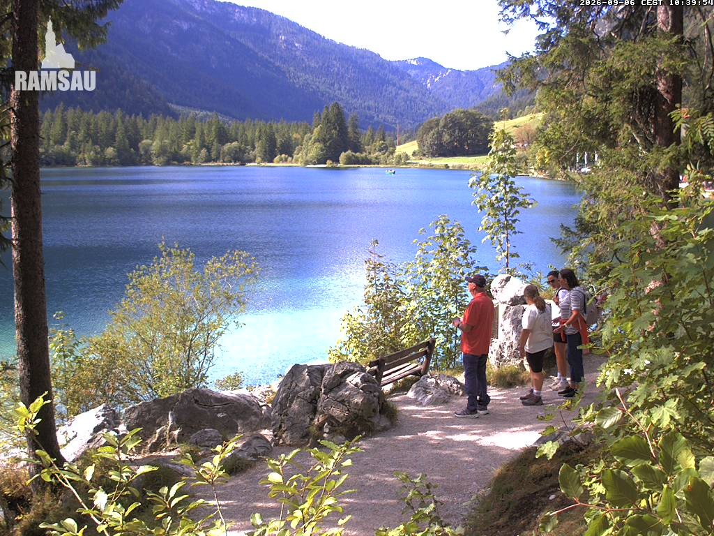 Archiv Foto Webcam Luitpoldweg am Hintersee in Ramsau bei Berchtesgaden