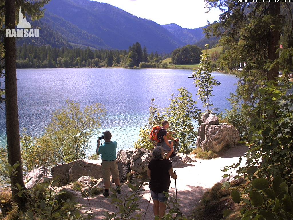 Archiv Foto Webcam Luitpoldweg am Hintersee in Ramsau bei Berchtesgaden