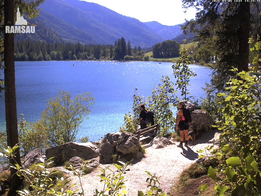 Archiv Foto Webcam Luitpoldweg am Hintersee in Ramsau bei Berchtesgaden
