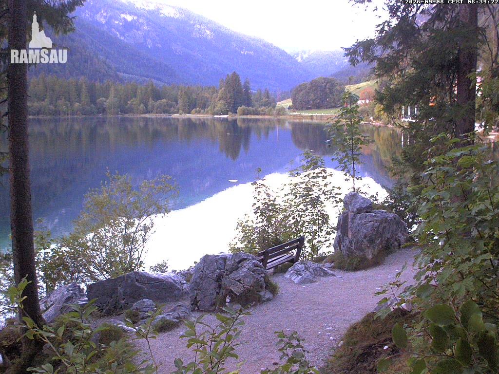 Archiv Foto Webcam Luitpoldweg am Hintersee in Ramsau bei Berchtesgaden
