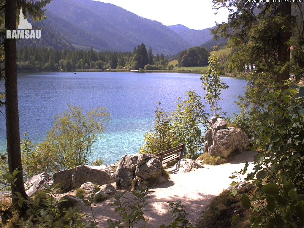 Archiv Foto Webcam Luitpoldweg am Hintersee in Ramsau bei Berchtesgaden