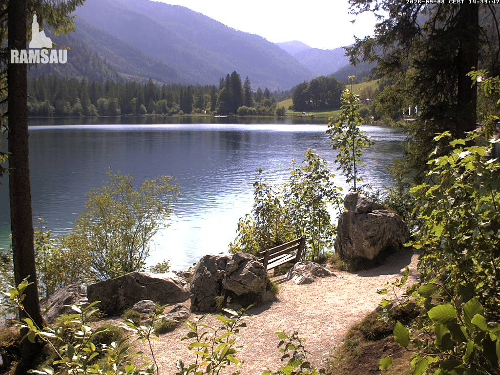Archiv Foto Webcam Luitpoldweg am Hintersee in Ramsau bei Berchtesgaden